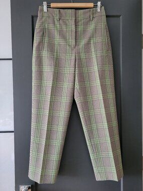 Wilfred  Aritzia green gray  plaid blend pants NWOT